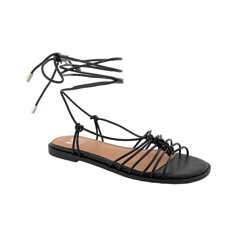 Rm Rebecca Minkoff Caroline Flat Sandal, Black